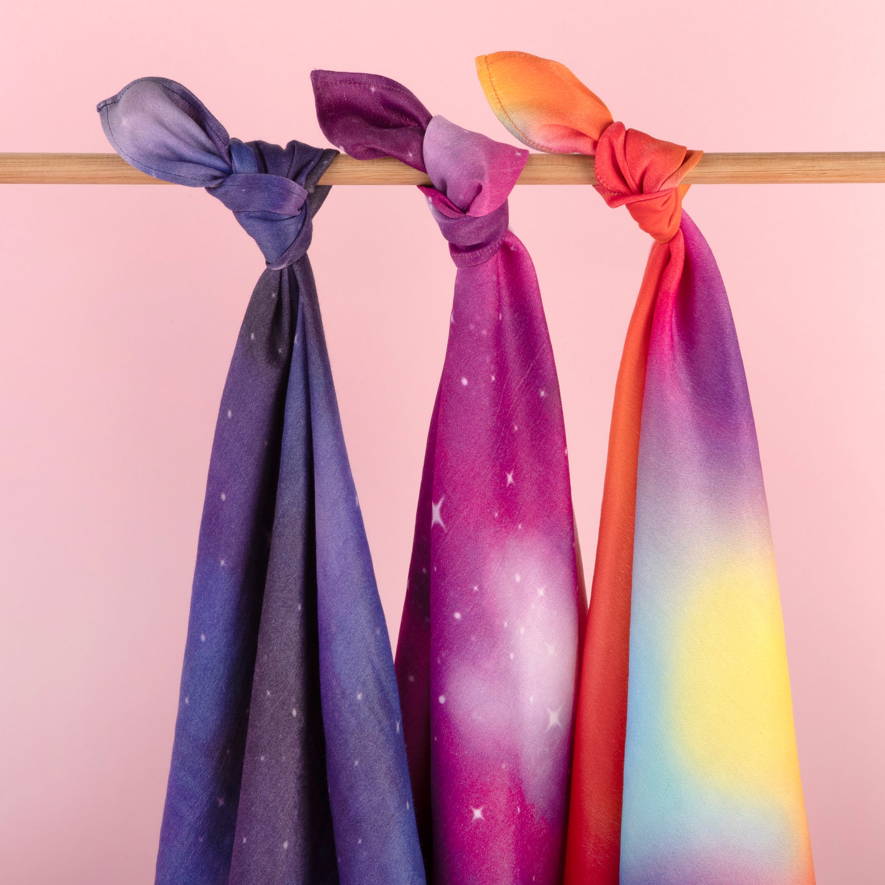 60cm Bandana Scarf - Bright Rainbow