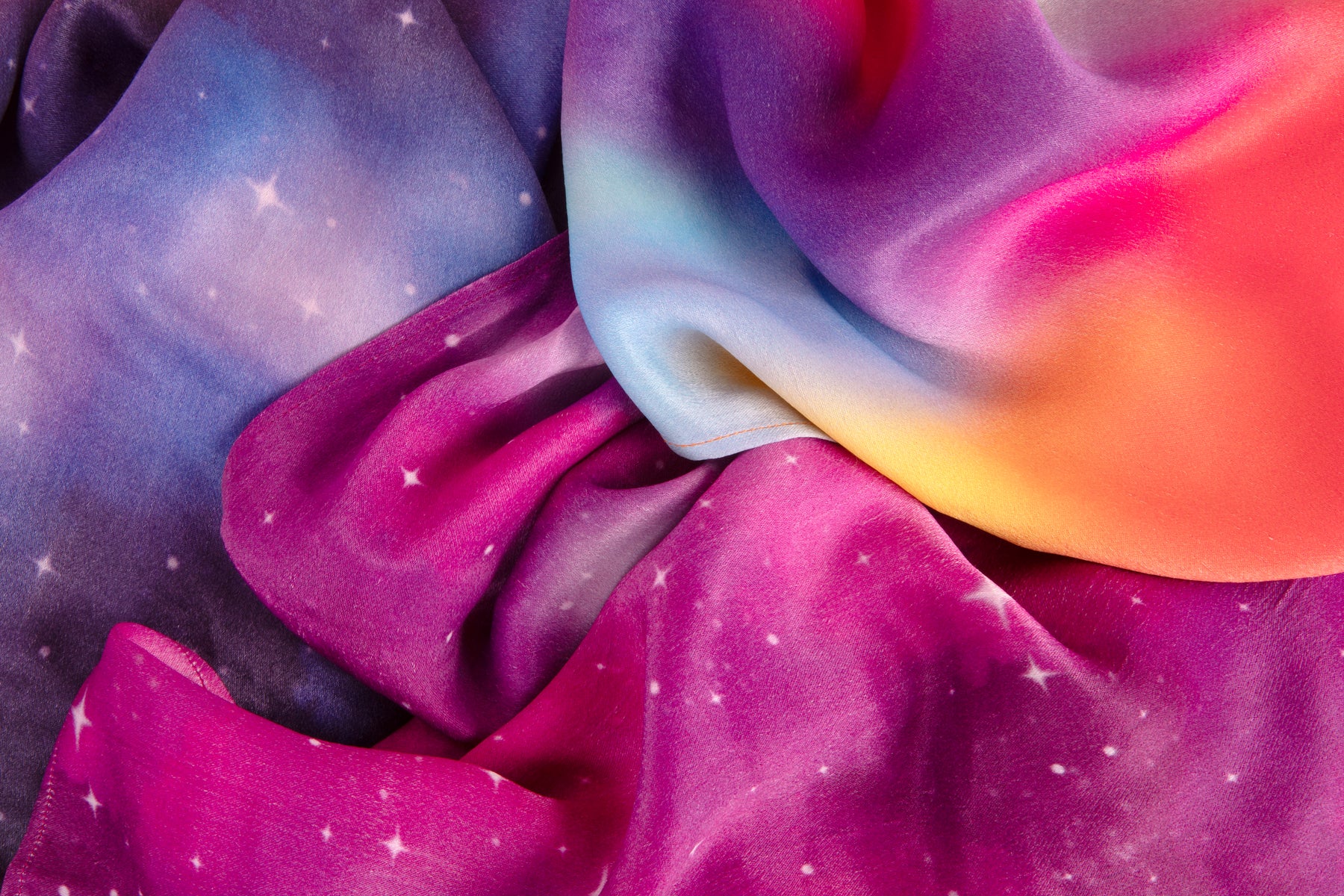 60cm Bandana Scarf - Pink Galaxy