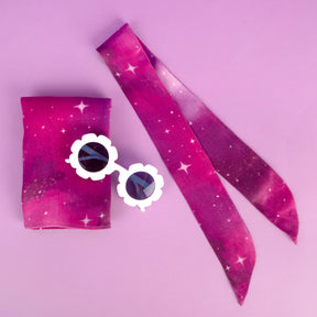 Twilly Scarf - Pink Galaxy