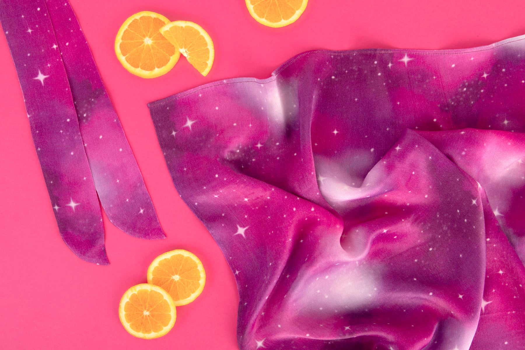 Twilly Scarf - Pink Galaxy