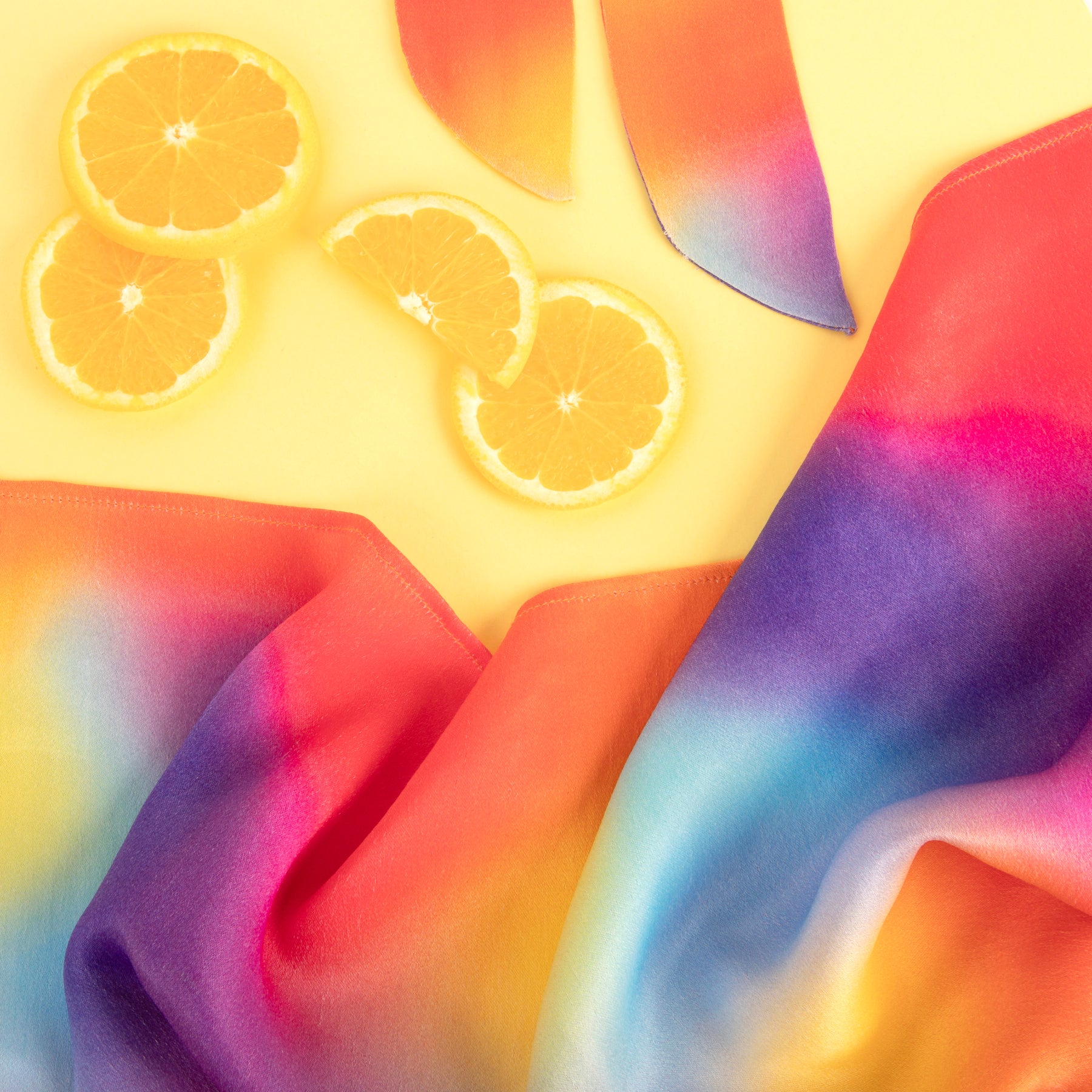 60cm Bandana Scarf - Bright Rainbow