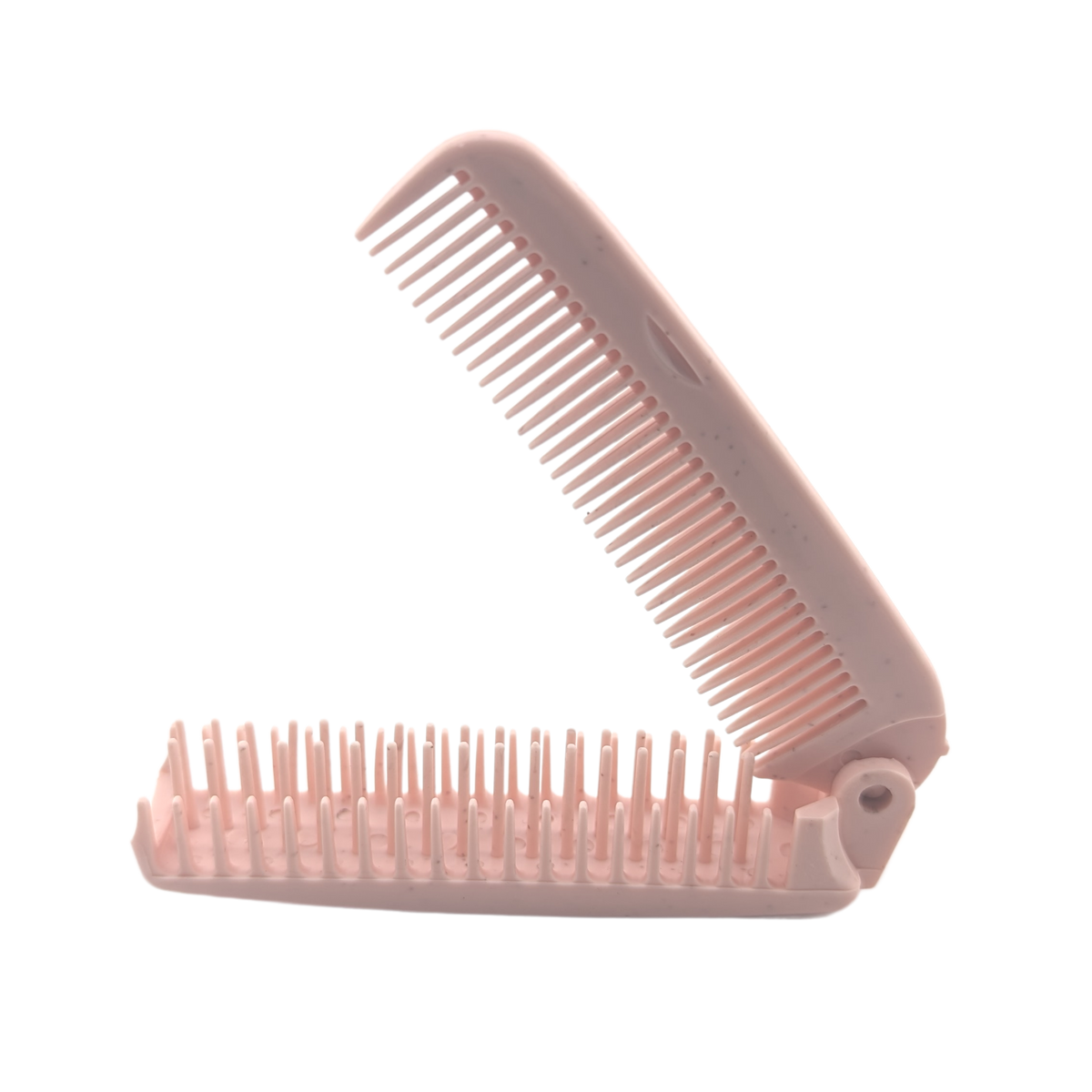 Foldable Hair Brush and Comb - Pink