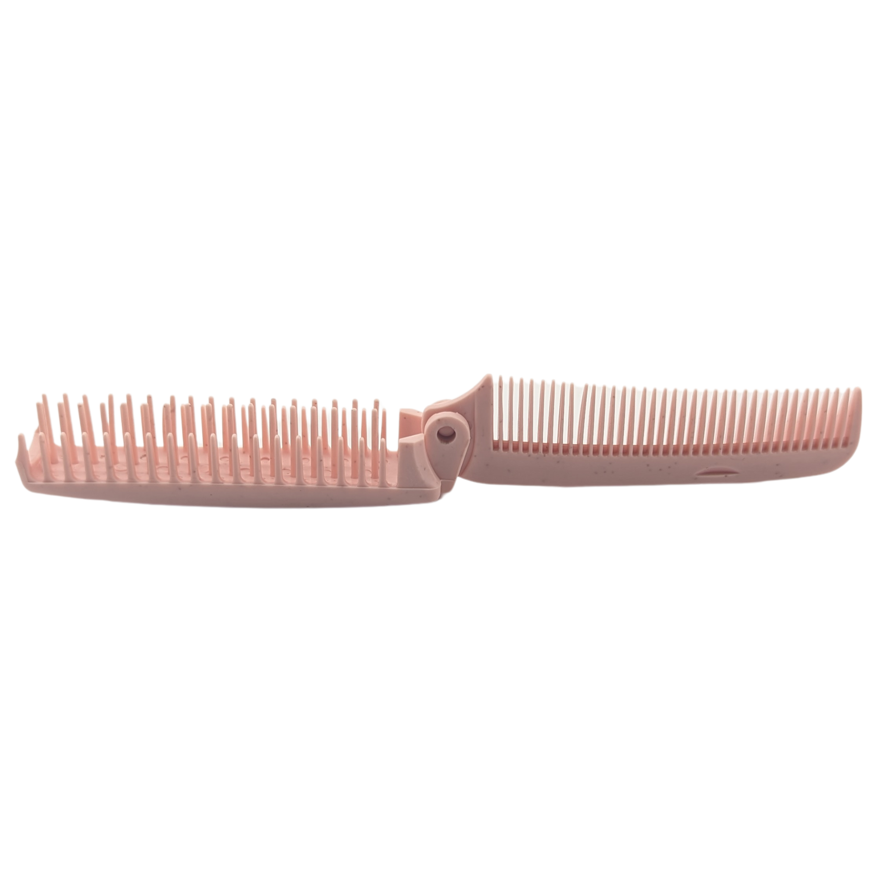 Foldable Hair Brush and Comb - Pink