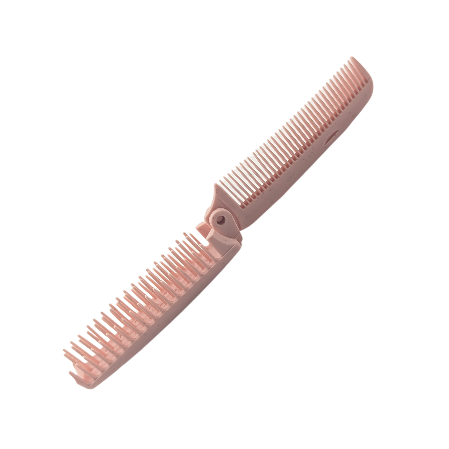 Foldable Hair Brush and Comb - Pink