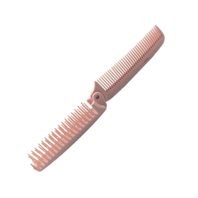 Foldable Hair Brush and Comb - Pink