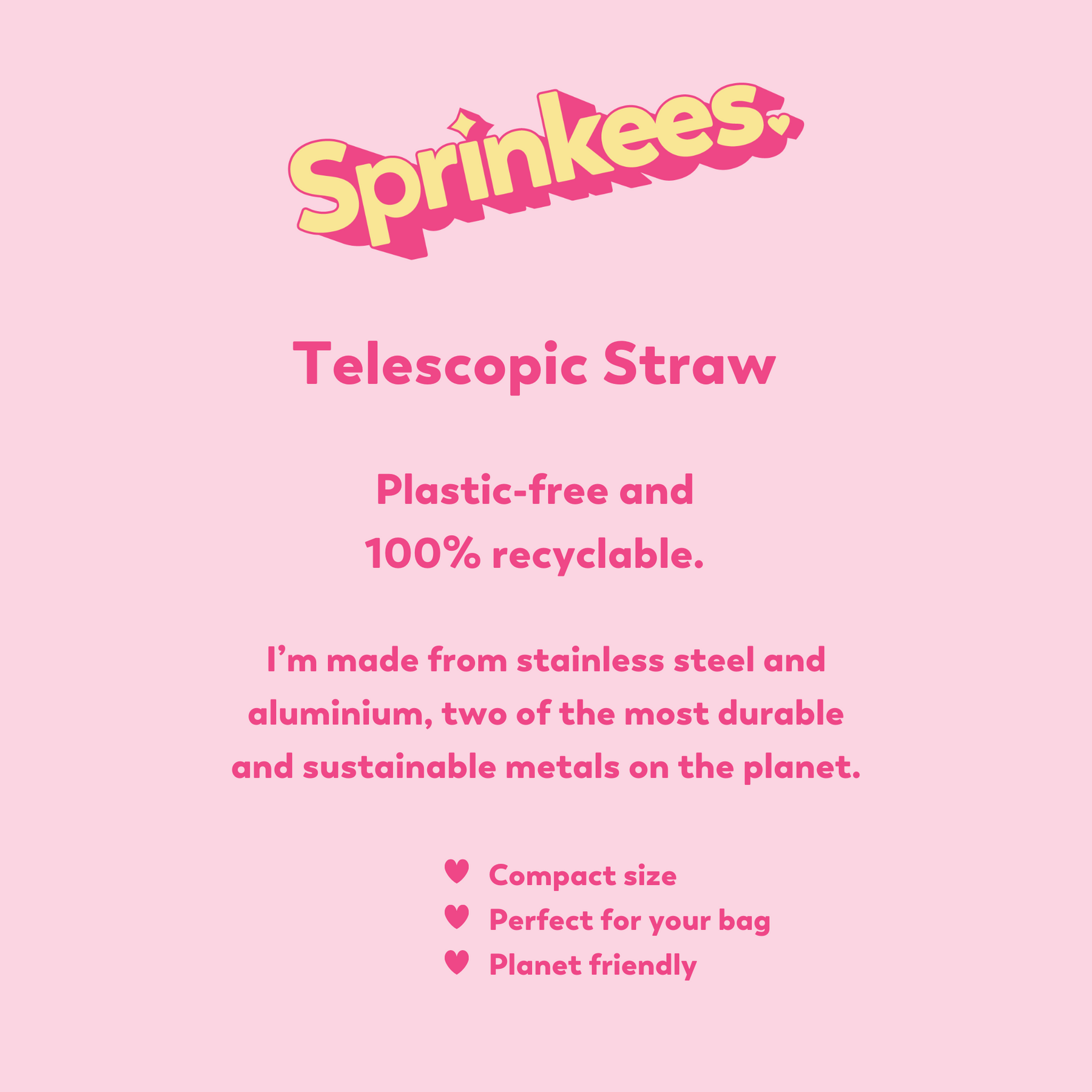 Telescopic Straw - Black