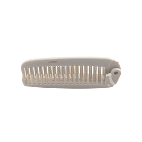 Foldable Hair Brush and Comb - White